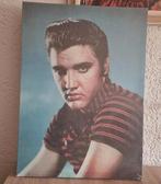 Nieuw in plastic Canvas Elvis Presley Foto in lijst, Nieuw, Ophalen of Verzenden, Poster, Artwork of Schilderij