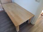 Eikenhouten salontafel gebruikt als speeltafel legotafel, Ophalen, 50 tot 100 cm, Zo goed als nieuw, 150 tot 200 cm