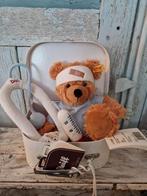 Steiff teddybeer Fynn 28 cm. met dokterstas., Ophalen of Verzenden, Nieuw, Stoffen beer, Steiff
