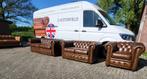 Origineel Engels Chesterfield bankstel model Hampshire cogna, Ophalen, Gebruikt, 75 tot 100 cm