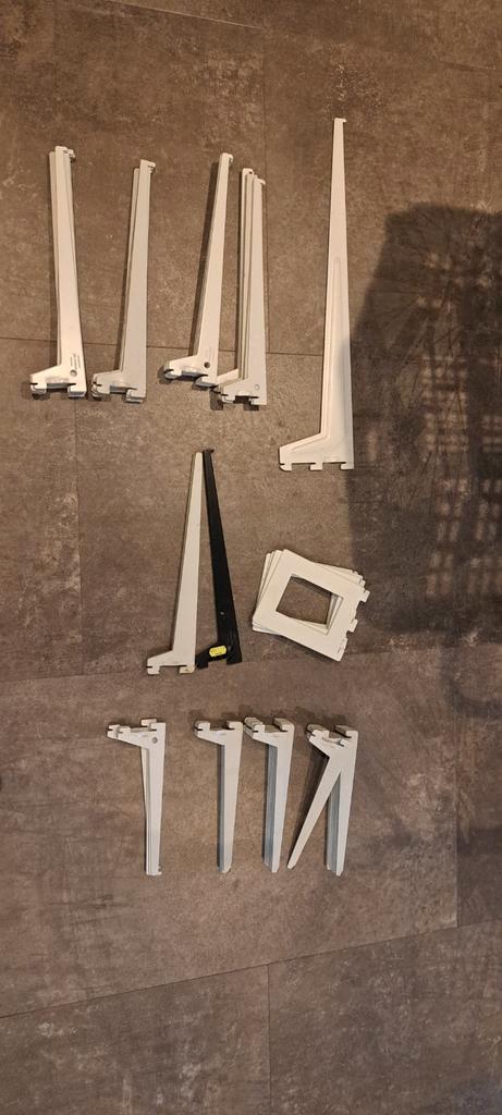 Plankdragers Wandsysteem Steunen, Huis en Inrichting, Woonaccessoires | Wandplanken en Boekenplanken, Gebruikt, Ophalen of Verzenden