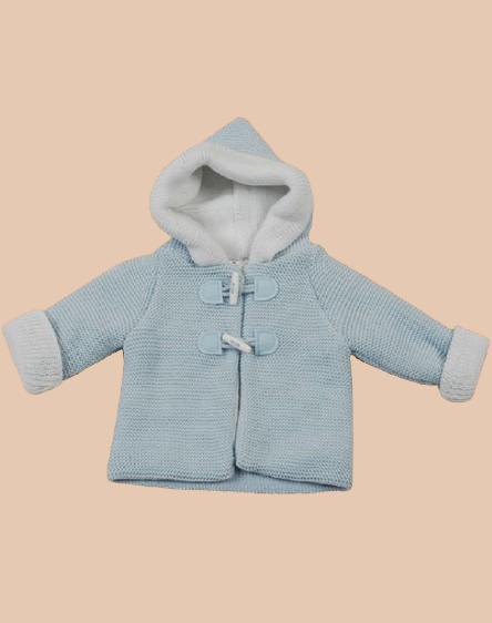 Heerlijk Warm Babyjasje laatste stuks NIEUW Babyblauw, Kinderen en Baby's, Babykleding | Maat 56, Nieuw, Jongetje, Jasje, Ophalen of Verzenden