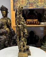 buddhaVuurvergulde Bronzen Shiva Nataraja – Ladakh, Ophalen of Verzenden, Gebruikt