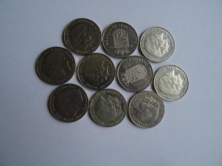 Kroonwissel rijksdaalder 1980 knaak - riks - 2,5 gulden, Postzegels en Munten, Munten | Nederland, Losse munt, 2½ gulden, Koningin Beatrix