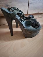 Peeptoe hakken, Ophalen of Verzenden, Zo goed als nieuw, Zwart