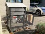 Kippenhok en voerbak, Dieren en Toebehoren, Pluimvee | Toebehoren, Ophalen, Gebruikt, Kippenhok of Kippenren