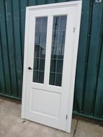 Opdekdeur met kozijn., Doe-het-zelf en Verbouw, Deuren en Horren, Binnendeur, Ophalen of Verzenden, Hout, Hout
