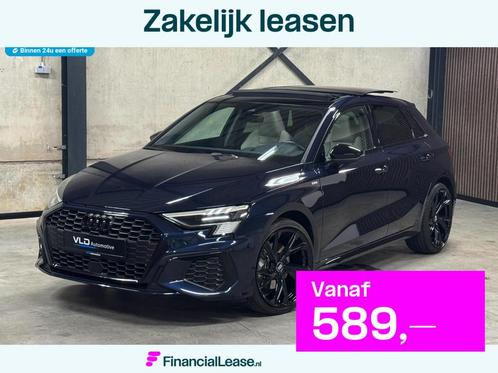 Audi A3 Sportback 35 TFSI S-LINE Matrix Sfeer Cam Pano HUD, Auto's, Audi, Bedrijf, Lease, Financial lease, A3, ABS, Achteruitrijcamera