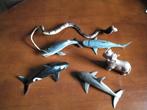 Koningsdag Speelgoed dieren 4 sharks  slang nijlpaard, Overige soorten, Zo goed als nieuw, Beeldje of Figuurtje, Ophalen