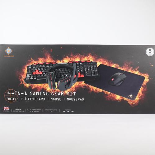 Deltaco Gaming 4 in 1 Gaming Gear Kit - Nieuw, Computers en Software, Toetsenborden, Nieuw
