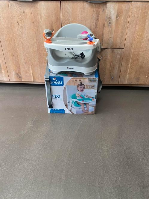 Lorëlli Pixi kinderstoel, reisstoel, eetstoel, Kinderen en Baby's, Kinderstoelen, Zo goed als nieuw, Overige typen, Aanschuifbaar
