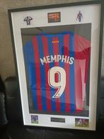Ingelijst T-shirt Memphis Depay Barcelona,, Ophalen of Verzenden, Zo goed als nieuw, Minder dan 50 cm