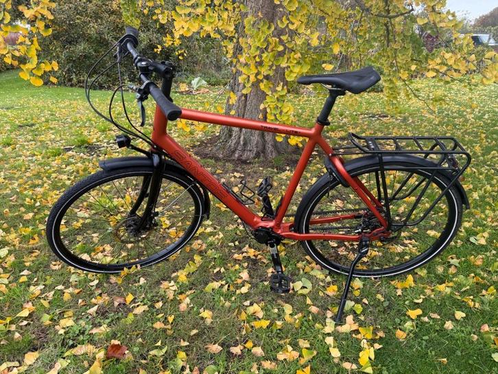 Santos Travel Lite Pinion 18 versnellingsbak en riem maat 61, Fietsen en Brommers, Fietsen | Heren | Sportfietsen en Toerfietsen