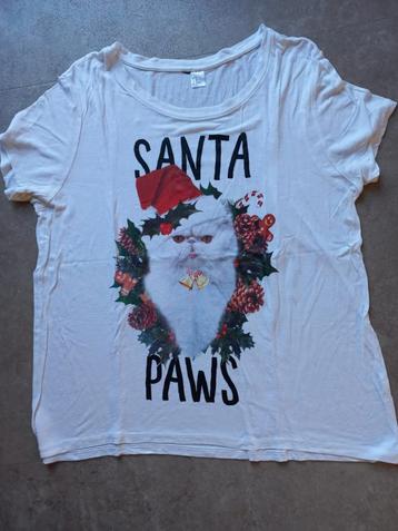 T-shirt Kerst maat M, valt groot  beschikbaar voor biedingen