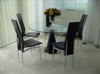 Luxe Fasem stoelen, Gebruikt, Zwart, Leer, Ophalen of Verzenden
