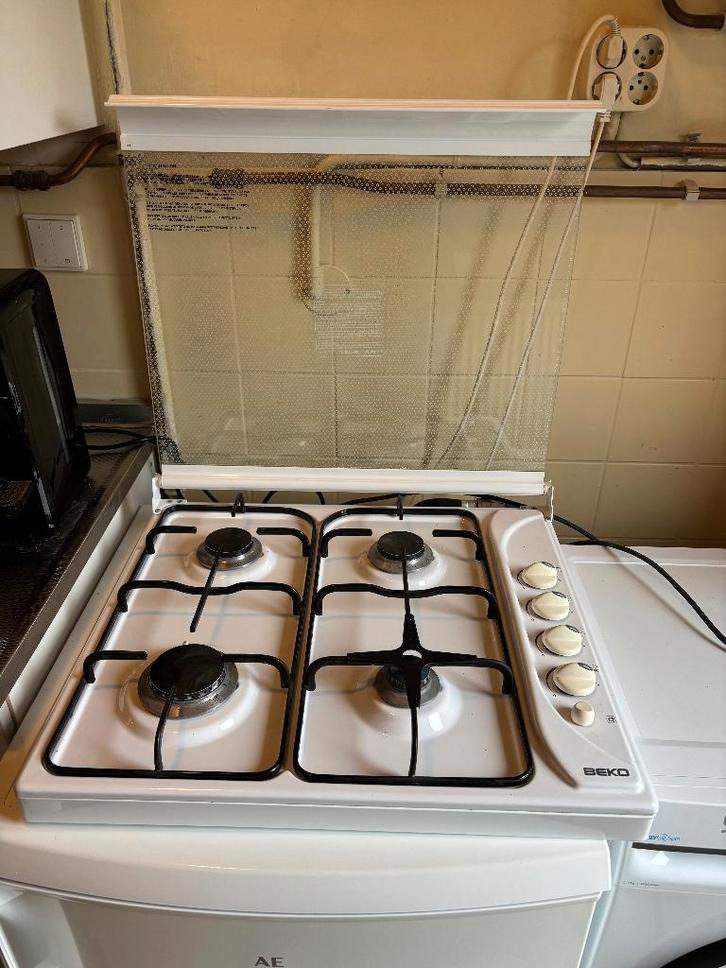 Gasstel 4-pits, tafelmodel, Witgoed en Apparatuur, Fornuizen, Gebruikt, Vrijstaand, Gas, 4 kookzones, Minder dan 85 cm, 45 tot 60 cm