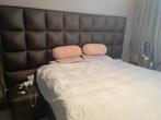 Boxspring te koop, met spoed ophalen!, Huis en Inrichting, Ophalen, Gebruikt, Bruin, Tweepersoons