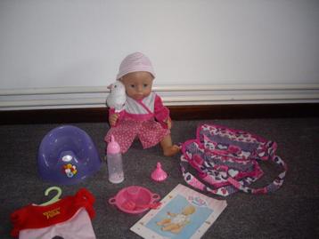 baby born pop met buikdrager +acc beschikbaar voor biedingen