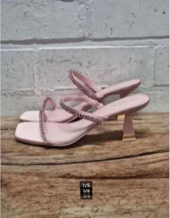 Ted Baker - Strass muiltjes sandalen maat 38 - Nieuw €150, Kleding | Dames, Schoenen, Nieuw, Sandalen of Muiltjes, Roze, Ophalen of Verzenden
