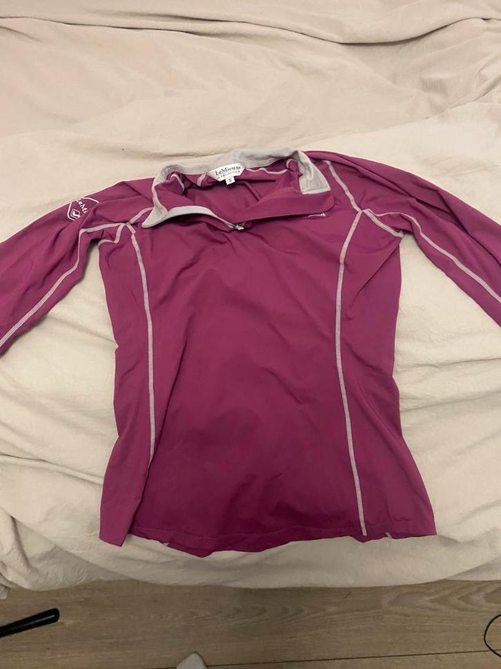 lemieux plum setje baselayer en dekje, Dieren en Toebehoren, Paardrijkleding, Zo goed als nieuw, Schoeisel, Recreatie, Ophalen of Verzenden