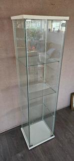 Vitrinekast 165x42x42, Huis en Inrichting, Kasten | Vitrinekasten, Ophalen, Minder dan 50 cm, Gebruikt, Glas