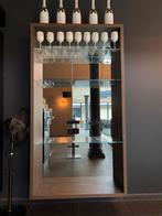 Grote luxe vitrinekast / bar display – hout & glas, Ophalen, Minder dan 50 cm, Zo goed als nieuw, Minder dan 100 cm