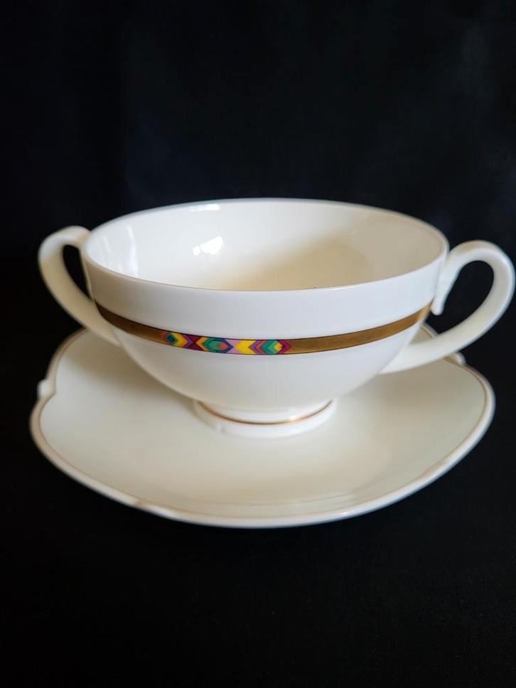 Villeroy & Boch Viva Soepkom Paloma Picasso - Jaren '80, Huis en Inrichting, Keuken | Servies, Gebruikt, Kom(men), Overige stijlen