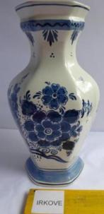 DE DISTEL * DELFT BLAUWE VAAS * Zes Kantig *, Verzenden