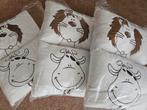 6 super schattige kussens, NIEUW!, Ophalen, Zo goed als nieuw, Kleed of Kussen
