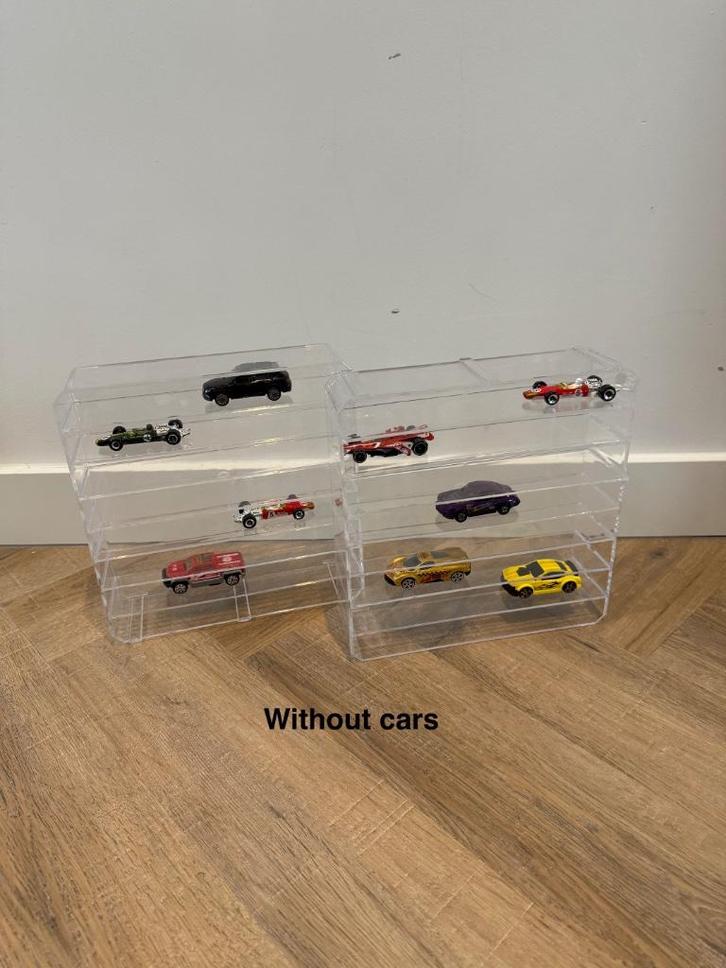 Nieuw 2x 1:64 speelgoed auto Hotwheels Matchbox opberg rek, Kinderen en Baby's, Speelgoed | Speelgoedvoertuigen, Nieuw, Ophalen of Verzenden