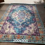 Vintage, Oosters tapijt 200x300 feel good rugs, Ophalen, Gebruikt, Blauw, 200 cm of meer