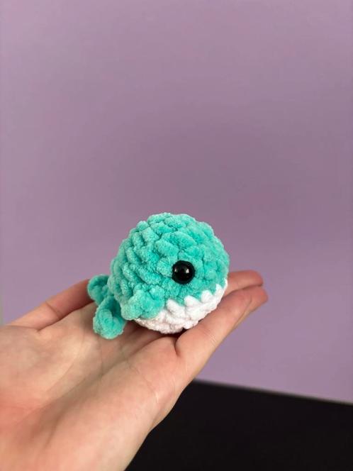 Gehaakte mini walvis, Kinderen en Baby's, Speelgoed | Knuffels en Pluche, Nieuw, Overige typen, Ophalen of Verzenden