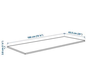 IKEA Enhet Keuken Pantry - wit met lichtgrijs werkblad - afbeelding 4