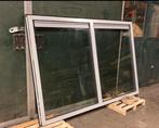 Aluminium kozijn, dubbel glas met luchtroosters, Doe-het-zelf en Verbouw, Kozijnen en Schuifpuien, Ophalen, Aluminium, Zo goed als nieuw
