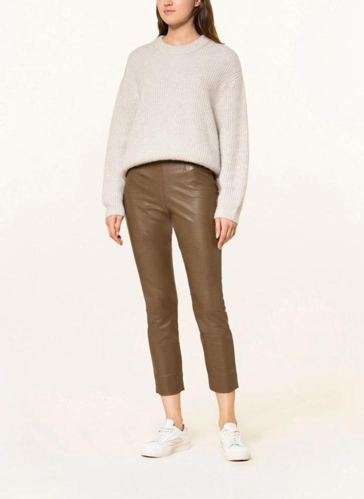 SEDUCTIVE 7/8 broek legging SABRINA vegan-leer 36, Kleding | Dames, Broeken en Pantalons, Nieuw, Maat 36 (S), Bruin, Lang, Verzenden