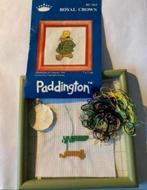 BORDUURPAKKET PADDINGTON ROYAL CROWN MET LIJSTJE, Verzenden, Zo goed als nieuw, Handborduren, Borduurpakket
