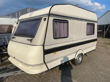 Hobby Classic 420 1992; 2xtreinzit jonge voortent beschikbaar voor biedingen