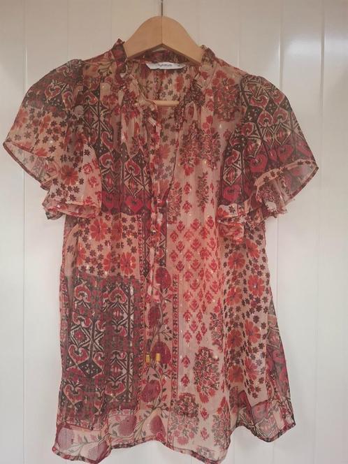 Summum prachtige top maat 38, Kleding | Dames, Blouses en Tunieken, Zo goed als nieuw, Maat 38/40 (M), Rood, Ophalen of Verzenden