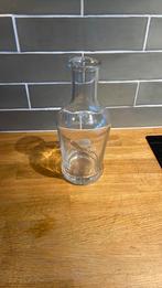 Bacardi glazen waterfles karaf 1L, Ophalen of Verzenden, Zo goed als nieuw, Overige typen