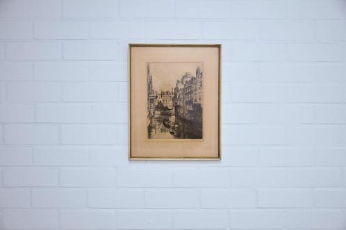 ets Rotterdam Henk Elias Roodenburg, Antiek en Kunst, Kunst | Etsen en Gravures, Ophalen of Verzenden