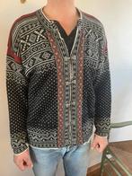 Prachtig noors vest XL 100% wol, Skjaeveland, Zwart, Maat 56/58 (XL), Ophalen of Verzenden