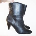 Mooie Gevoerde Leren Van Dalen Laarsjes s15 (Maat 41) € 55,-, Zwart, Lage of Enkellaarzen, Ophalen of Verzenden, Zo goed als nieuw