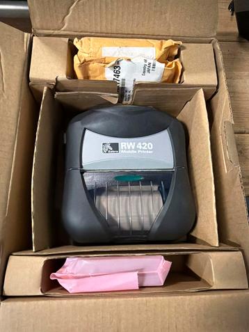 Zebra RW 420 Mobiele Printer - Nieuw in Doos! beschikbaar voor biedingen