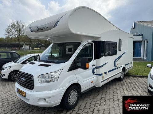 Chausson C636 Flash 6 persoons met garage, Caravans en Kamperen, Campers, tot en met 6, Chausson, Diesel, 6 tot 7 meter