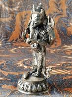 Mooi oud brons beeldje uit India van Ganesha 13 cm., Antiek en Kunst, Ophalen of Verzenden