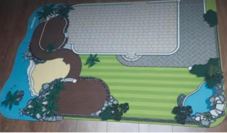 Playmobil speelkleed, Kinderen en Baby's, Speelgoed | Speelkleden, Zo goed als nieuw, Ophalen of Verzenden