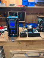 (Combideal)! Makita DMR108 bouwradio/radio combiset, Ophalen of Verzenden, Zo goed als nieuw, Bouwradio