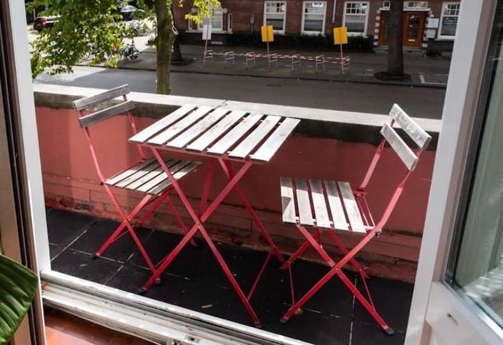 Ikea Tuinset - Tafel met 2 stoelen, Tuin en Terras, Tuinsets en Loungesets, Gebruikt, Tuinset, Hout, 2 zitplaatsen, Eettafel, Ophalen