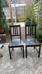 Drie ikea stoelen, Ophalen, Gebruikt, Zwart, Drie