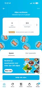 AH uitjes zegels, Tickets en Kaartjes, Eén persoon, Kortingsbon